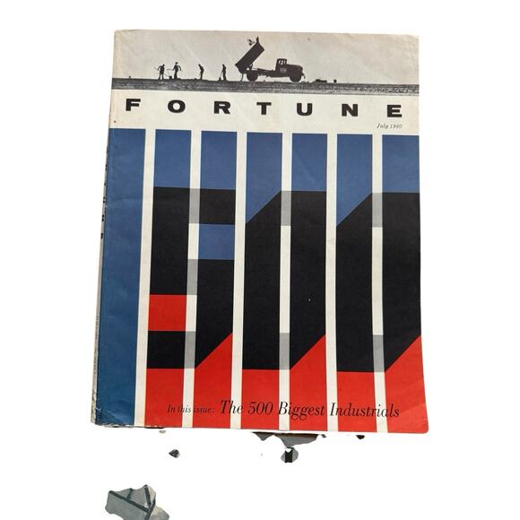 VTG Fortune Magazine Lot of 3 Issues 1950 & 1960 Business Advertising READ - Picture 2 of 16